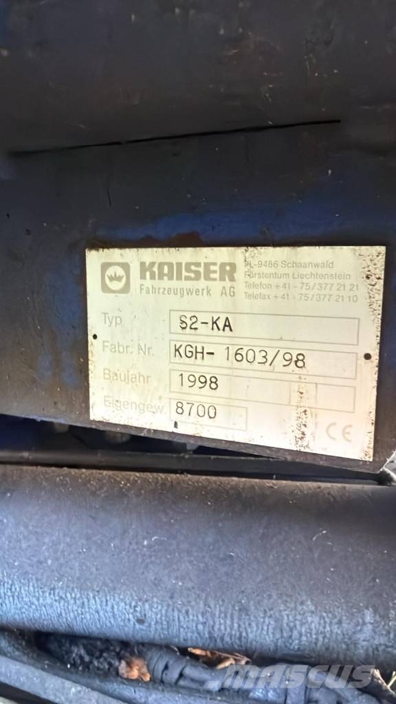 Kaiser Spider Excavator S2-KA 특수 굴삭기