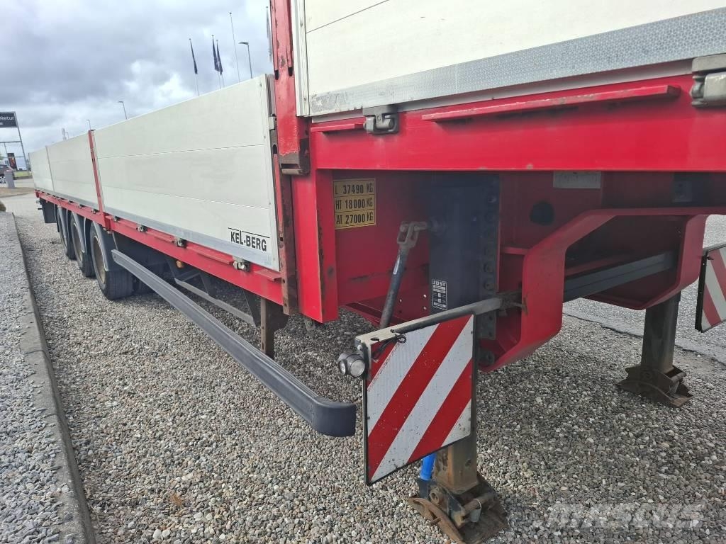 Kel-Berg D651 Nedbygget åben trailer Poluprikolice sa otvorenim sandukom