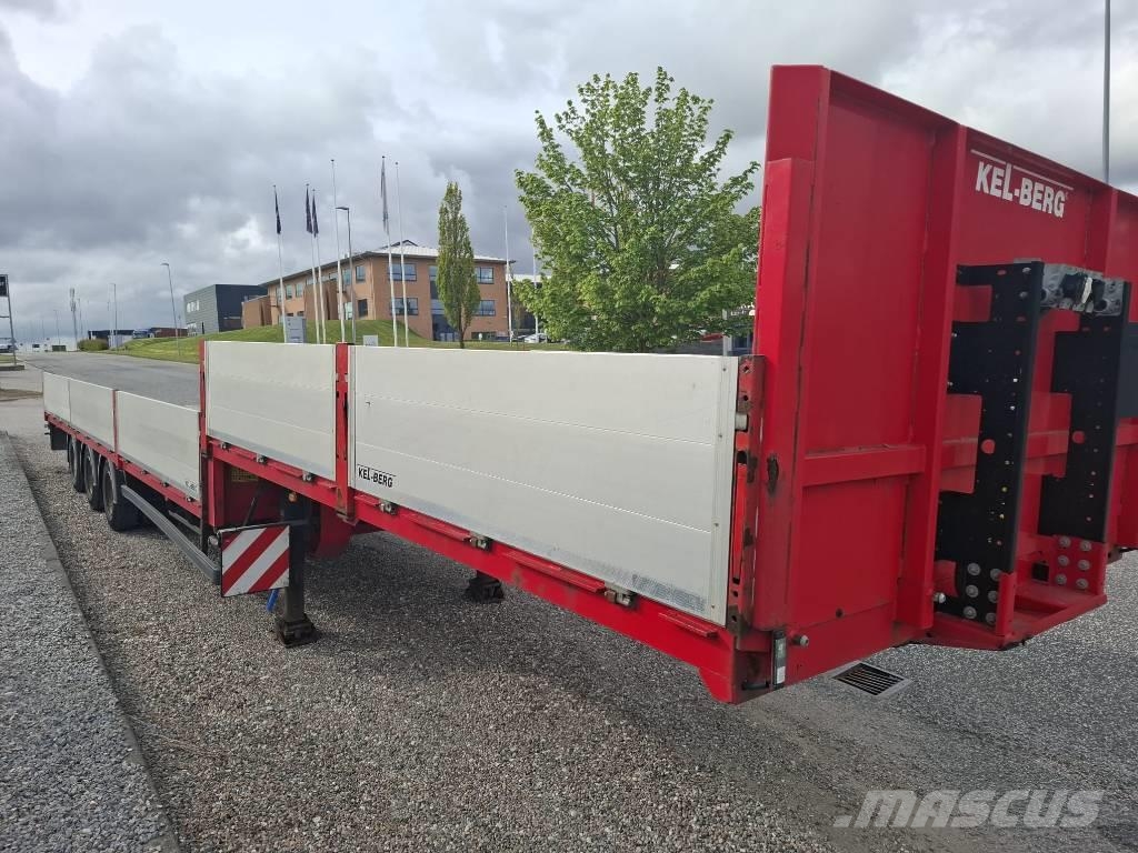 Kel-Berg D651 Nedbygget åben trailer Επίπεδες/πλευρικώς ανοιγόμενες ημιρυμούλκες