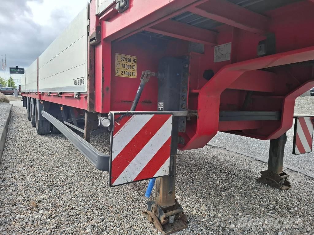 Kel-Berg D651 Nedbygget åben trailer Poluprikolice sa otvorenim sandukom