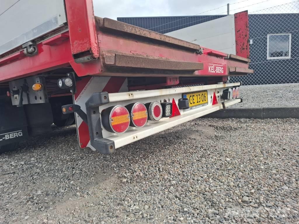 Kel-Berg D651 Nedbygget åben trailer Επίπεδες/πλευρικώς ανοιγόμενες ημιρυμούλκες