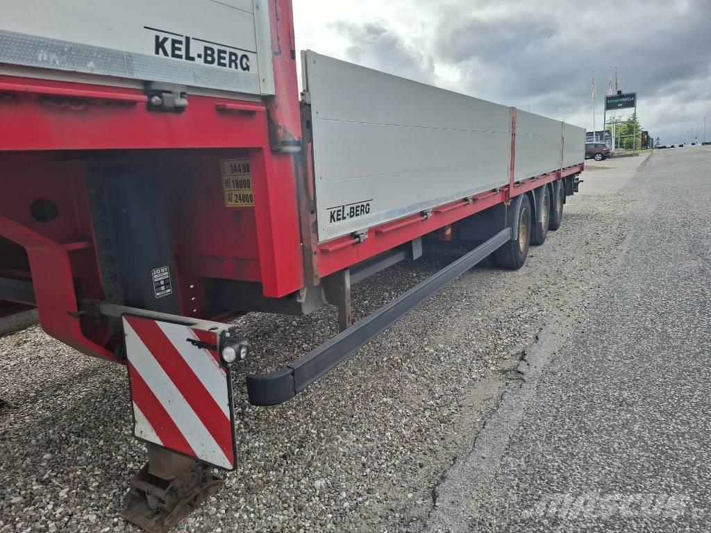 Kel-Berg D651 Nedbygget åben trailer Επίπεδες/πλευρικώς ανοιγόμενες ημιρυμούλκες