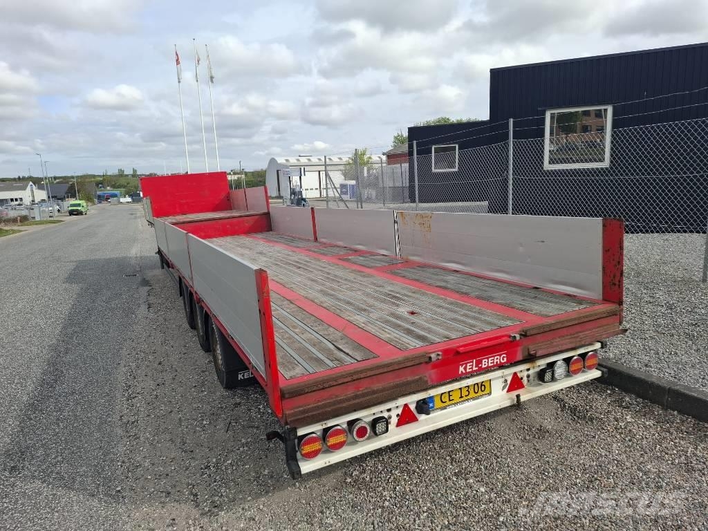 Kel-Berg D651 Nedbygget åben trailer Επίπεδες/πλευρικώς ανοιγόμενες ημιρυμούλκες