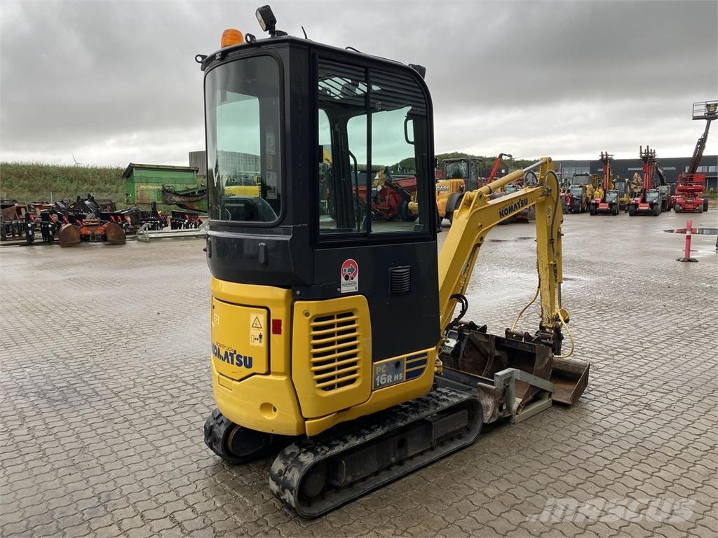 Komatsu PC16R-3HS Εκσκαφείς με τροχούς - λάστιχα