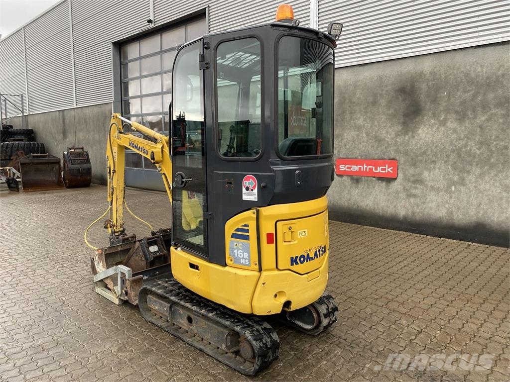 Komatsu PC16R-3HS Εκσκαφείς με τροχούς - λάστιχα