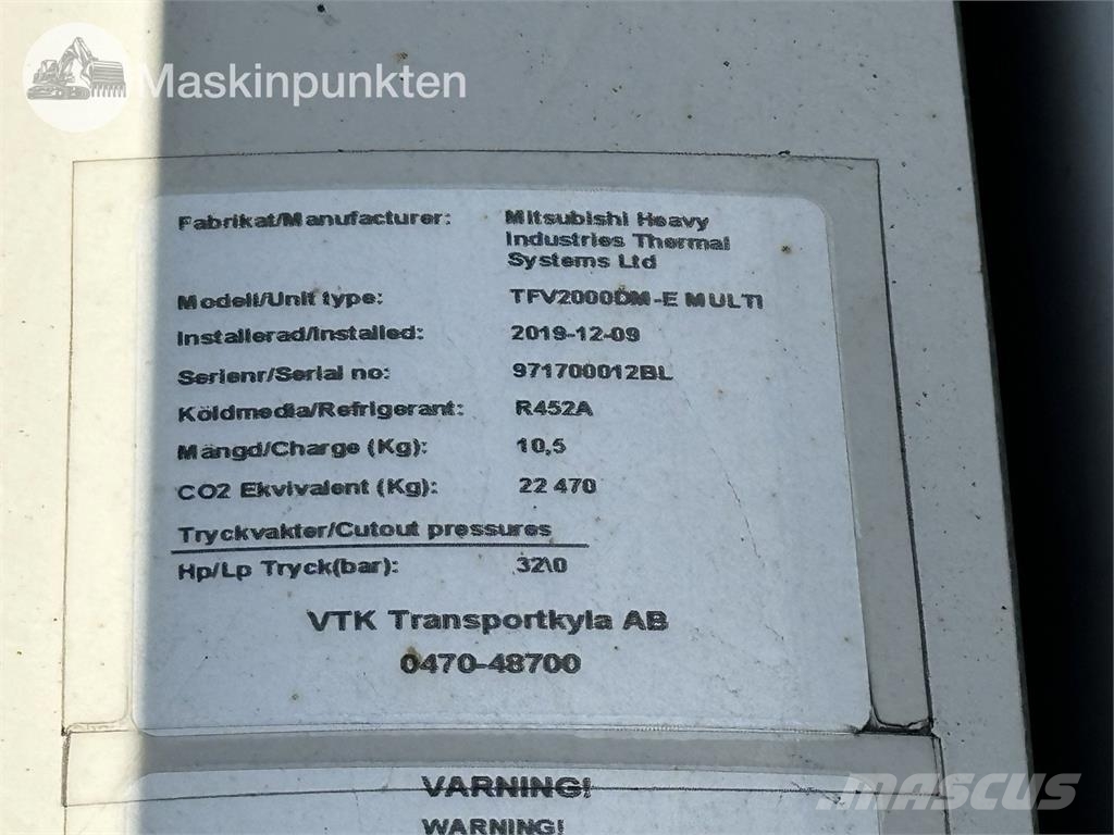 Närko S3HB13R62 Skåpsläp Kyl/fry/Värme