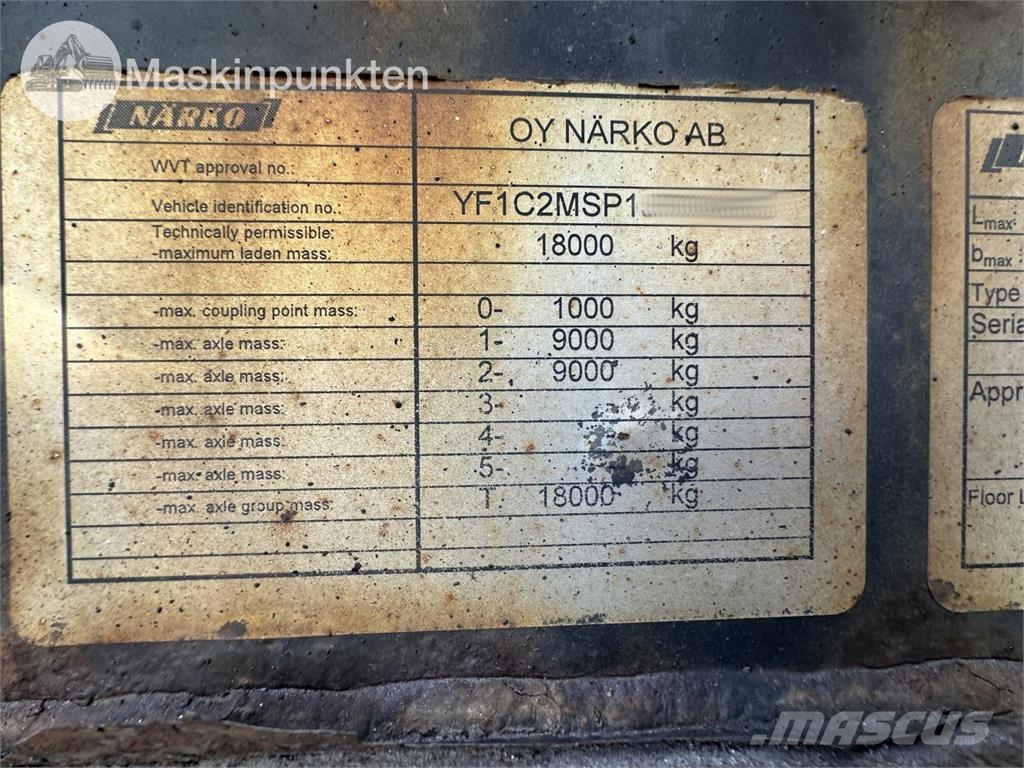 Närko S3HB13R62 Skåpsläp Kyl/fry/Värme