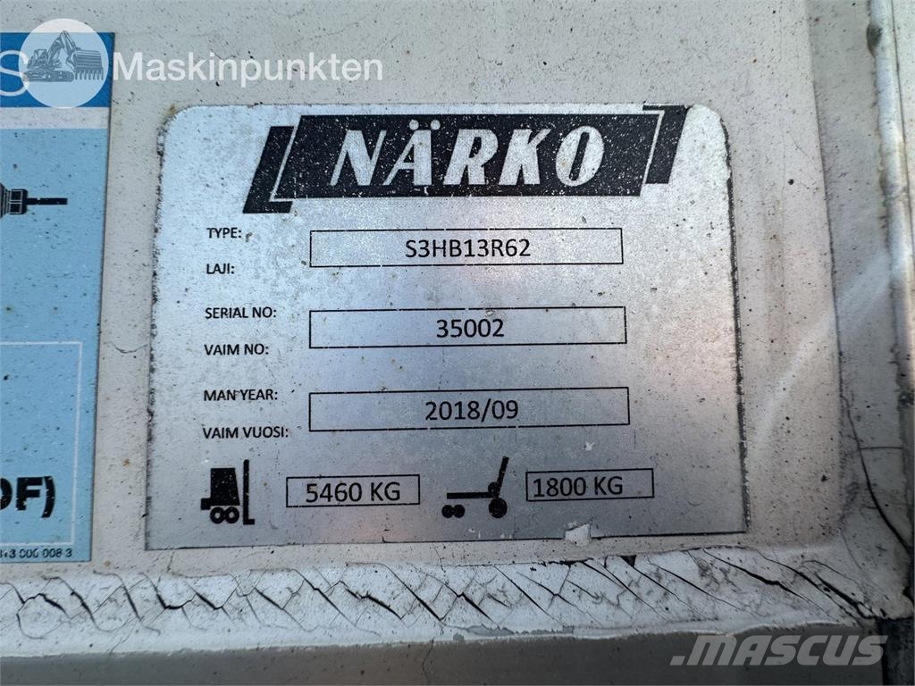 Närko S3HB13R62 Skåpsläp Kyl/fry/Värme