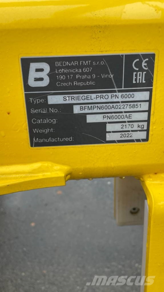 Bednar Striegl PN 6000 Arrastamentos de campo