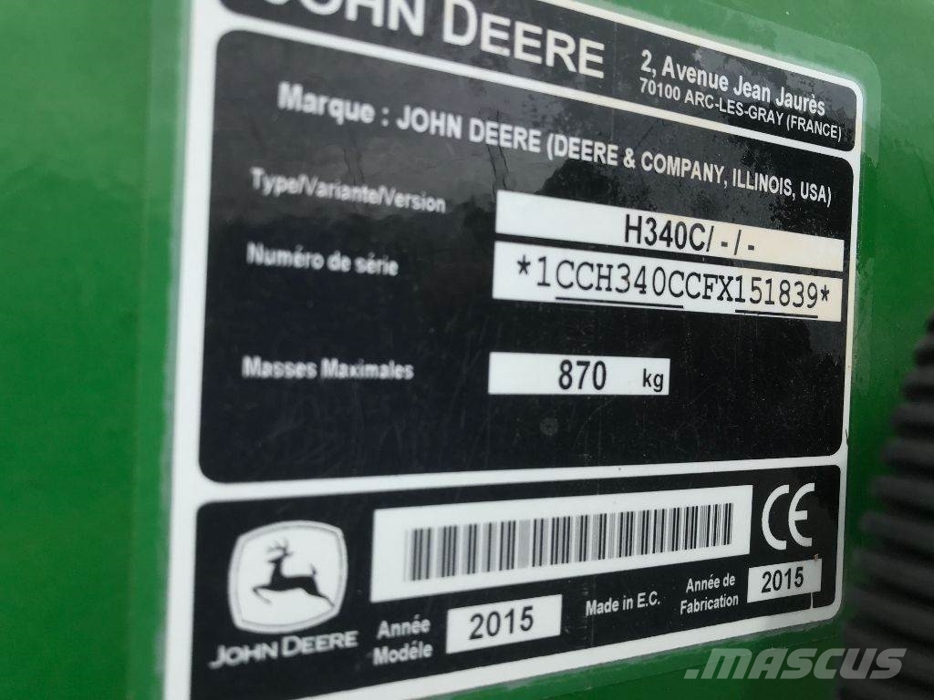 John Deere 6125 M . APPELEZ LE 06.45.65.73.53 Traktori