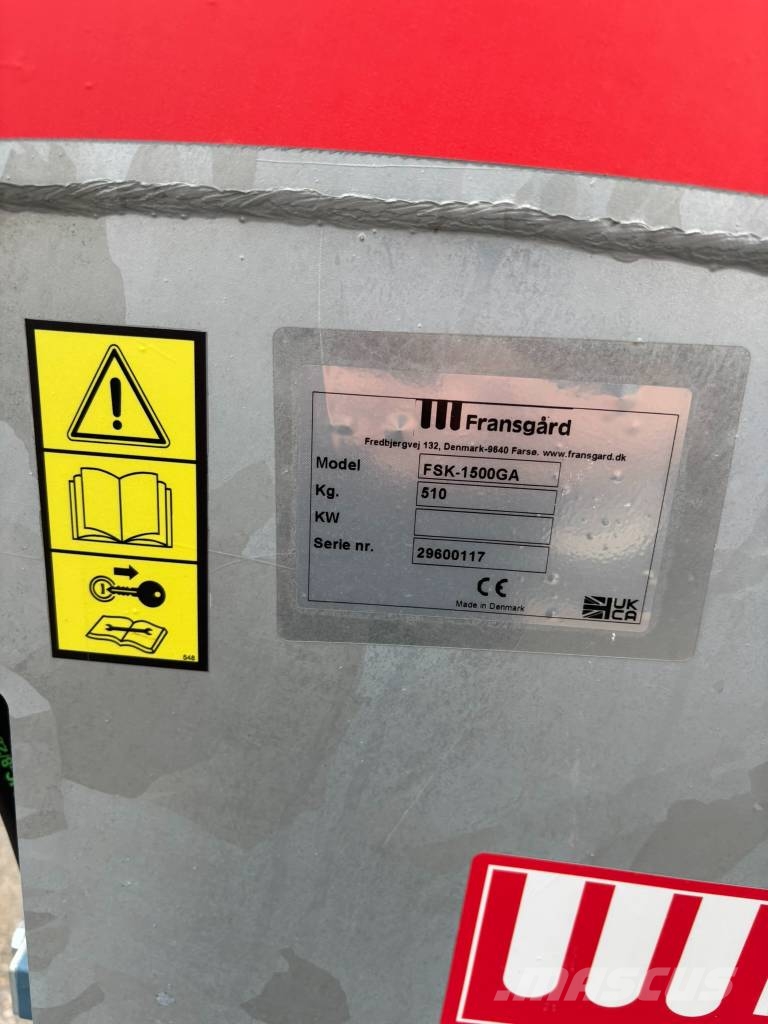 Fransgård FSK-1500GA معدات نشر الرمال والملح