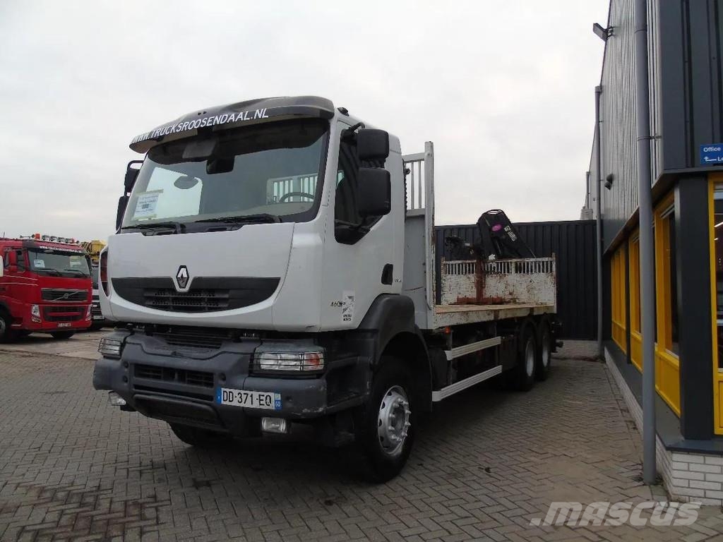 Renault Kerax 460DXI + HIAB 166 HIDUO 3 X EXT. + 6X4 + EUR Grúas todo terreno
