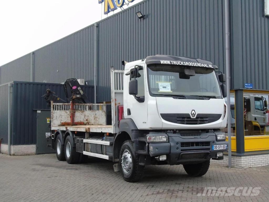 Renault Kerax 460DXI + HIAB 166 HIDUO 3 X EXT. + 6X4 + EUR Grúas todo terreno