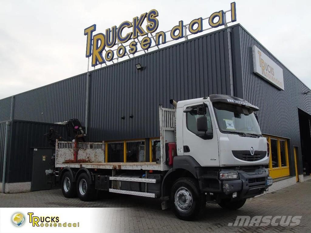 Renault Kerax 460DXI + HIAB 166 HIDUO 3 X EXT. + 6X4 + EUR Grúas todo terreno