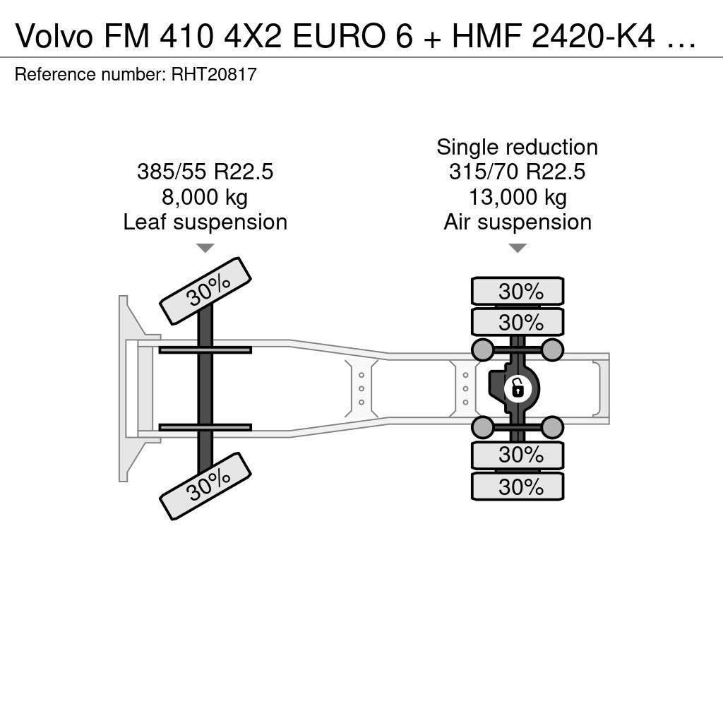 Volvo FM 410 4X2 EURO 6 + HMF 2420-K4 + REMOTE CONTROL Prime Movers
