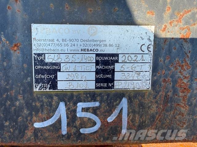 HP Verachtert CW10 - 1400 mm دلاء