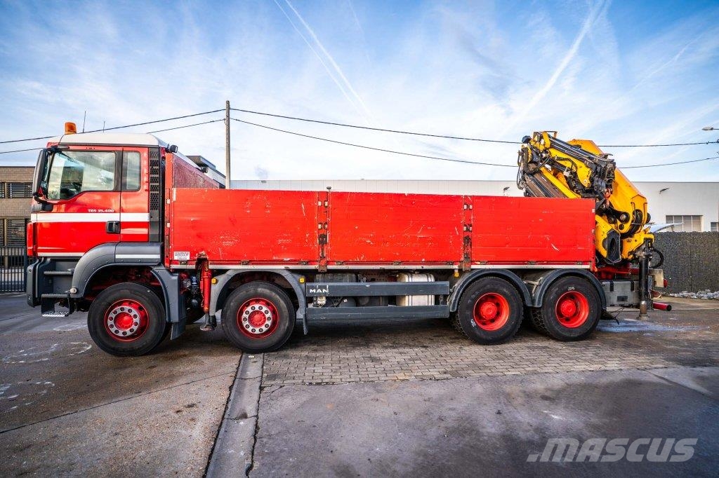 MAN TGS 35.400 BB+ EFFER 395 (4x)+JIB(4x) 全路面起重機/吊車
