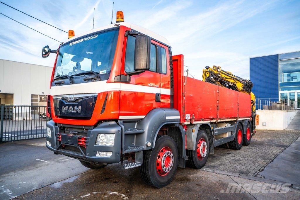 MAN TGS 35.400 BB+ EFFER 395 (4x)+JIB(4x) 全路面起重機/吊車
