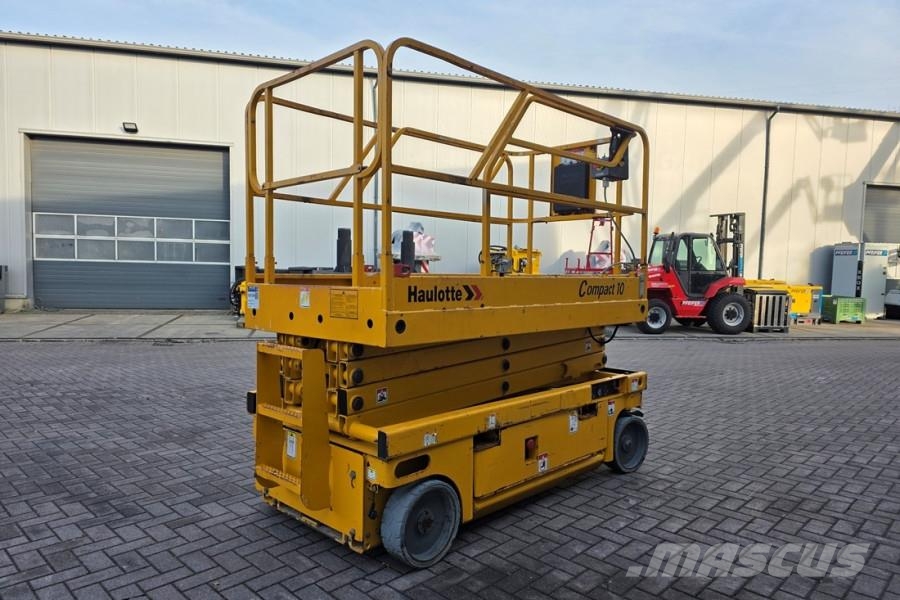 Haulotte Compact 10 As-Is, Electric, 10m Working Height, 45 Scissor lifts