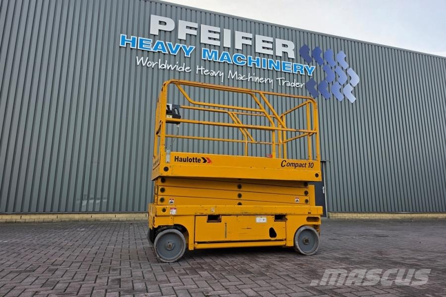 Haulotte Compact 10 As-Is, Electric, 10m Working Height, 45 Scissor lifts
