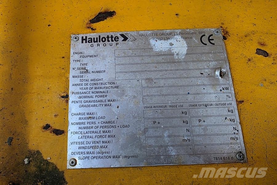 Haulotte Compact 10 As-Is, Electric, 10m Working Height, 45 Scissor lifts