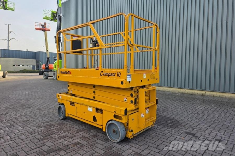 Haulotte Compact 10 As-Is, Electric, 10m Working Height, 45 Scissor lifts