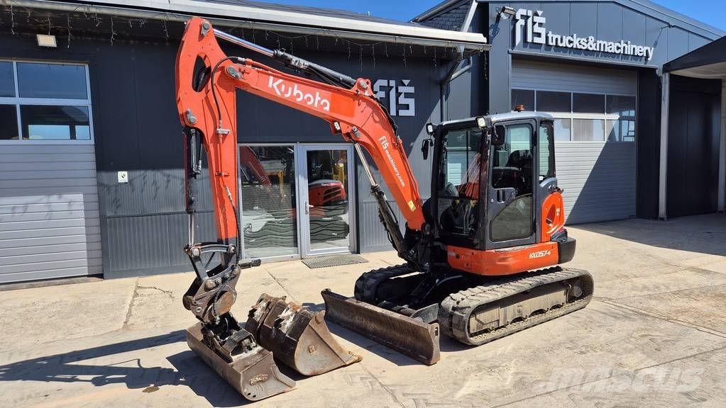 Kubota KX057-4 - 2015 YEAR - 3X BUCKETS - 5480 HOURS Minigraafmachines < 7t