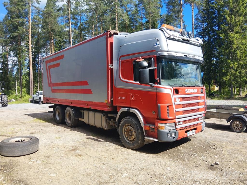 Scania R164G 6x4 Camiones de volteo para virutas de madera