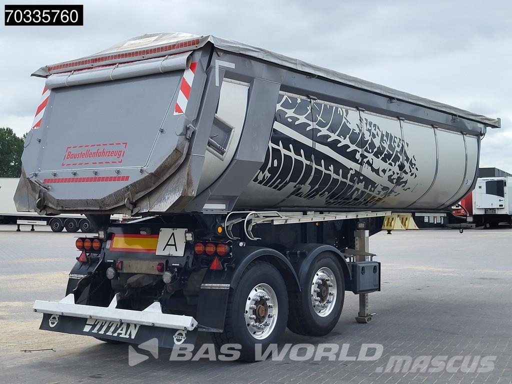 Schwarzmüller SM 2 axles ISO Lift Axle BPW 27m3 Semi-remorca Basculanta