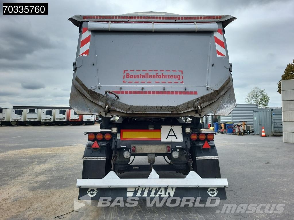 Schwarzmüller SM 2 axles ISO Lift Axle BPW 27m3 Semi-remorca Basculanta