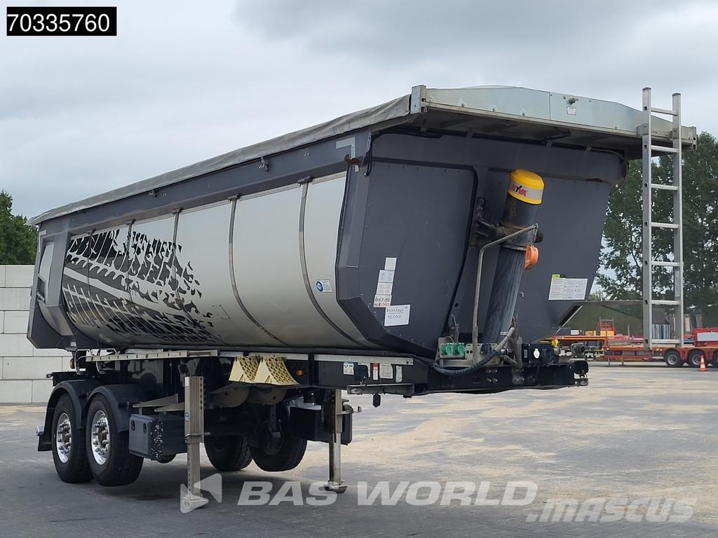 Schwarzmüller SM 2 axles ISO Lift Axle BPW 27m3 Semi-remorca Basculanta