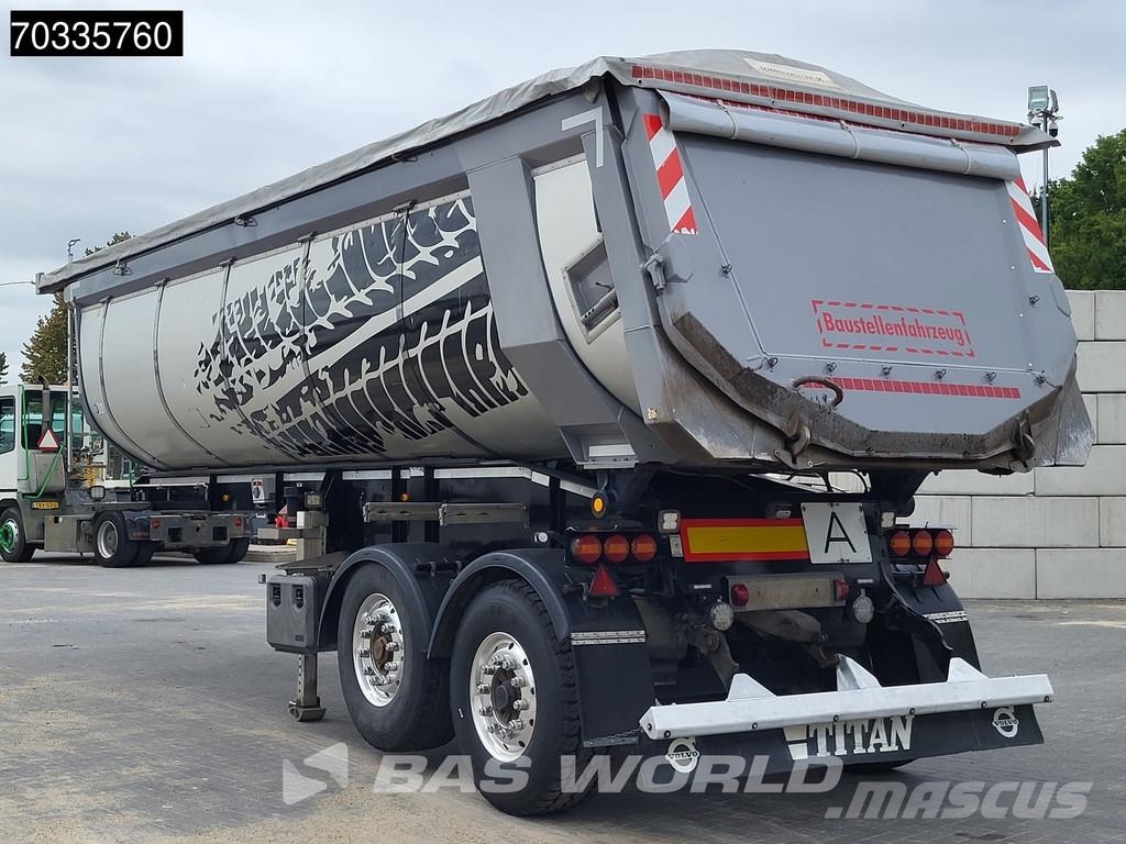 Schwarzmüller SM 2 axles ISO Lift Axle BPW 27m3 Kippladerauflieger
