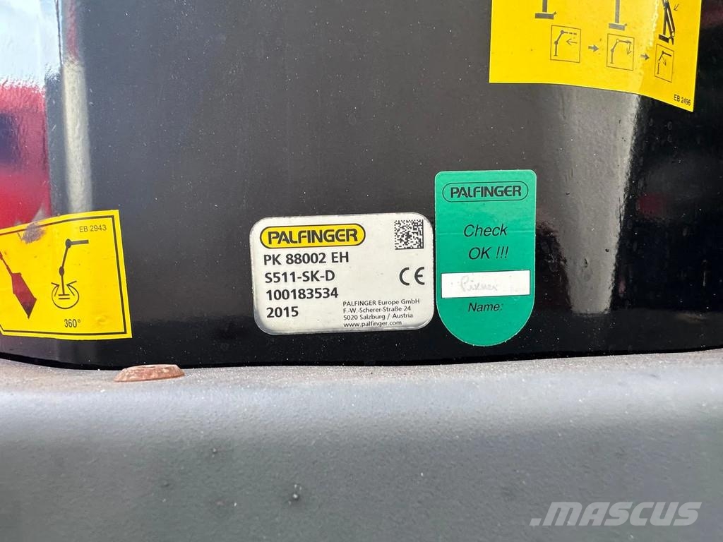 Volvo FH 500 8X2 TREKKER BAKWAGEN +PALFINGER PK 8802 EH Kranen voor alle terreinen