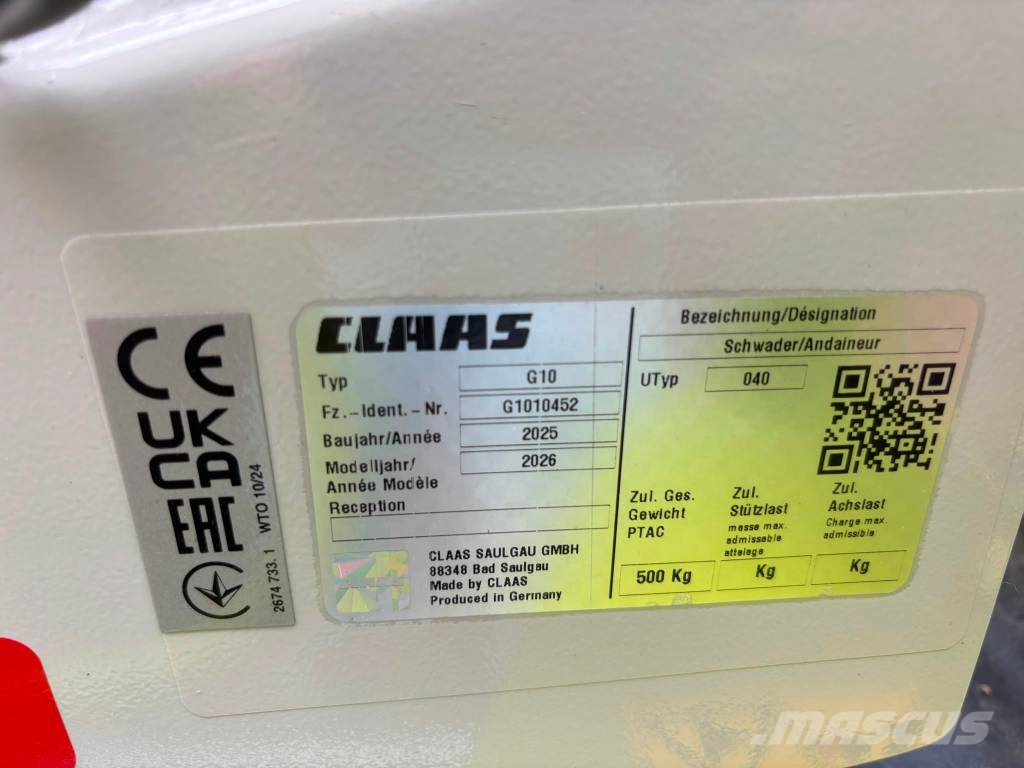 CLAAS Liner 370 Rendforgatók