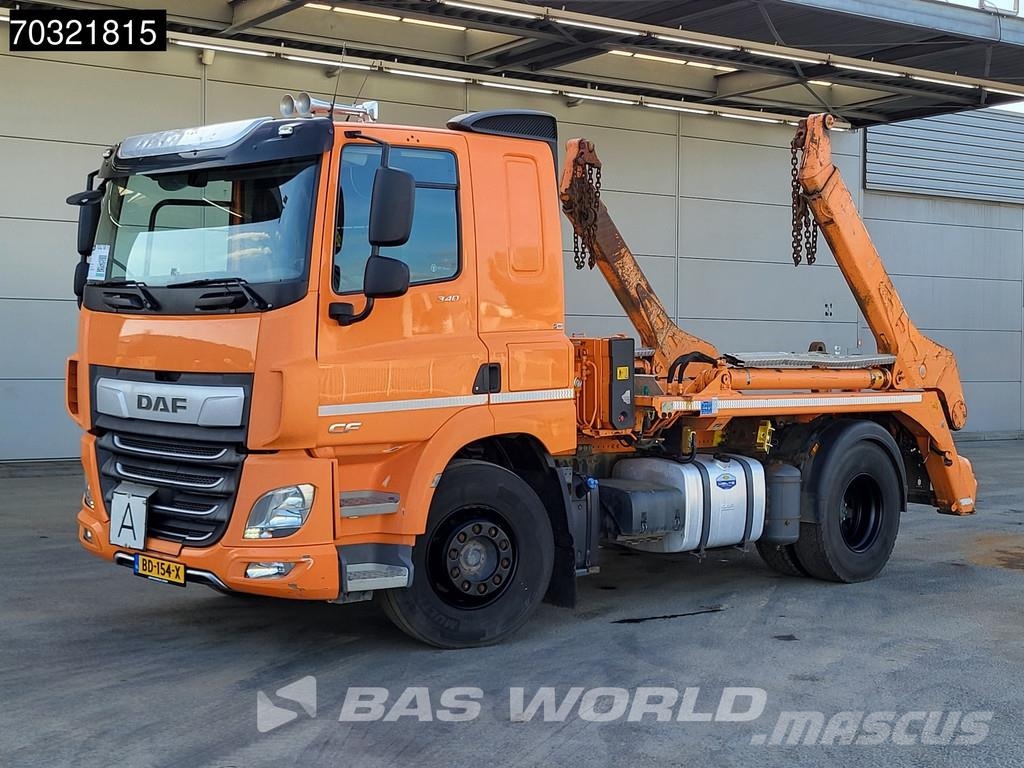 DAF CF 340 4X2 NL-Truck Meiller AK12MTG skiploader Aut Komunalni tovornjaki