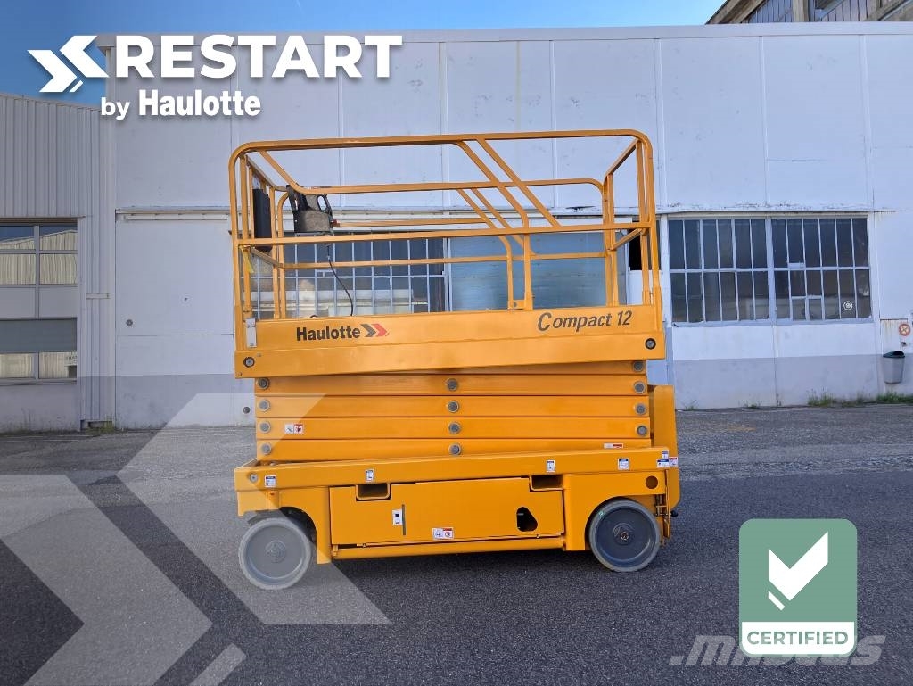 Haulotte COMPACT12 - NEW BATTERIES 2 NEW WHEELS Scheren-Arbeitsbühnen