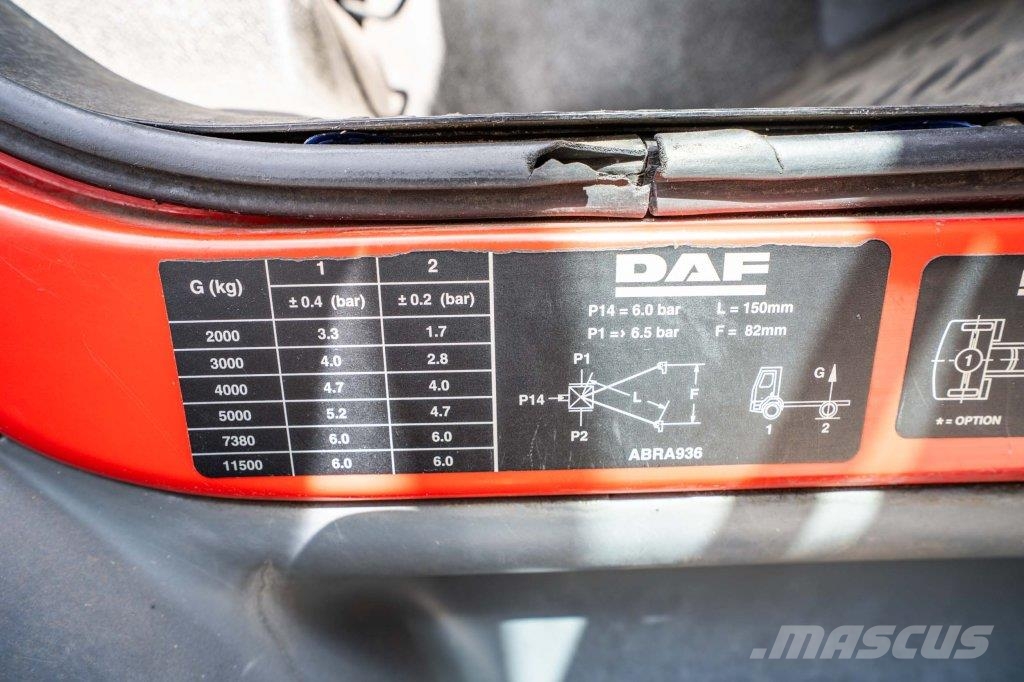 DAF LF 55.180 +DHOLLANDIA 2.5T. Lastbil - Gardin