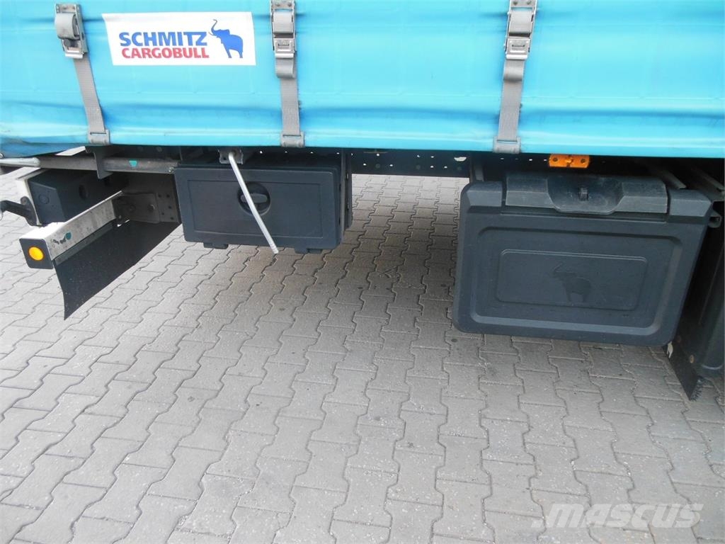 Schmitz SCB LowDeck, Roztahovací zadní sloupky Plachtové návěsy