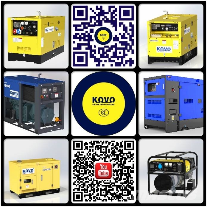 Kubota genset diesel generator set LOWBOY Dyzeliniai generatoriai