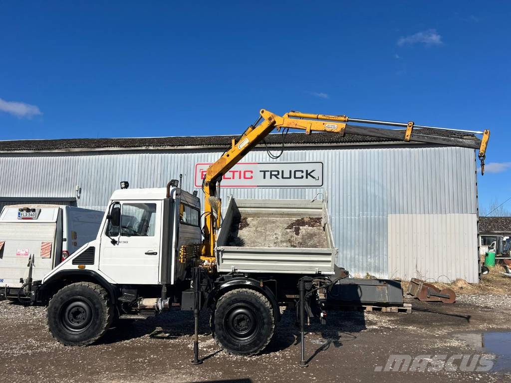 Mercedes-Benz UNIMOG U90, 3-SIDE TIPPER + CRANE Φορτηγά Ανατροπή