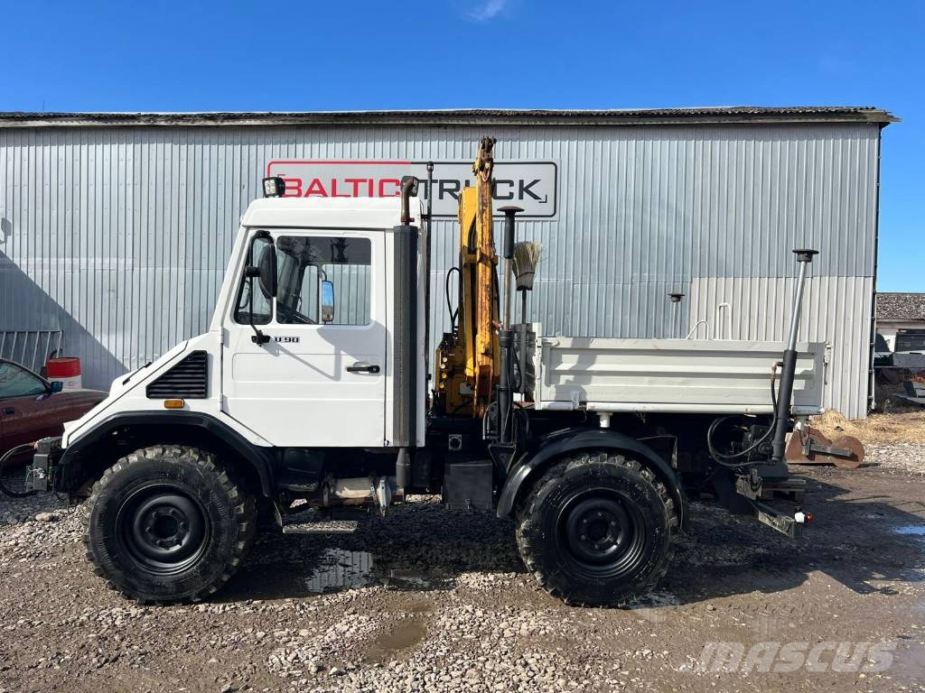 Mercedes-Benz UNIMOG U90, 3-SIDE TIPPER + CRANE Φορτηγά Ανατροπή