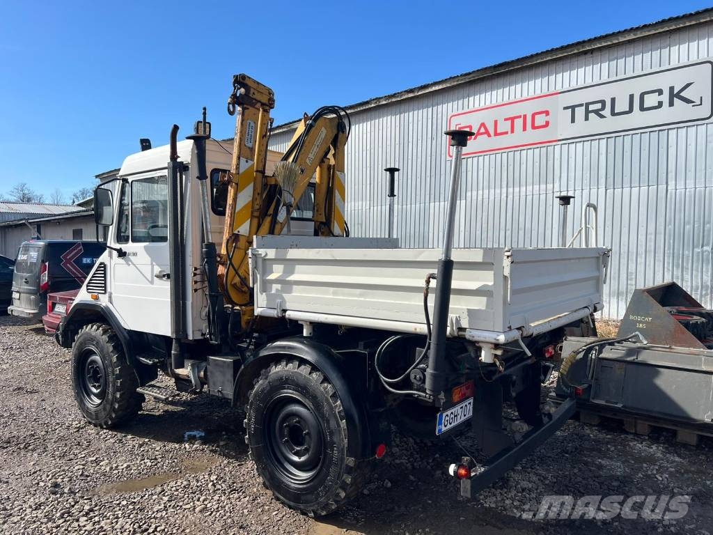Mercedes-Benz UNIMOG U90, 3-SIDE TIPPER + CRANE Φορτηγά Ανατροπή