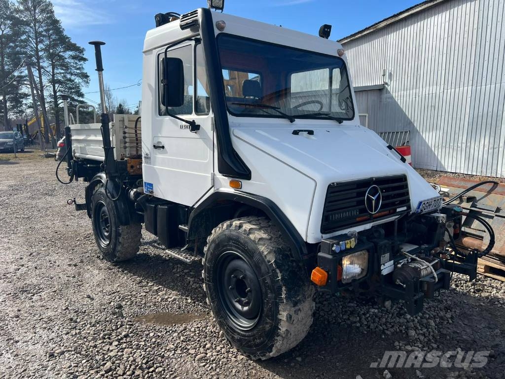 Mercedes-Benz UNIMOG U90, 3-SIDE TIPPER + CRANE Φορτηγά Ανατροπή