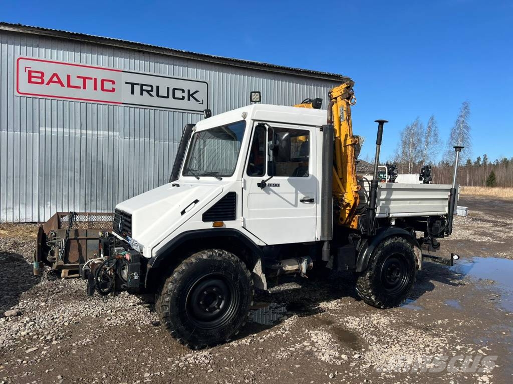 Mercedes-Benz UNIMOG U90, 3-SIDE TIPPER + CRANE Φορτηγά Ανατροπή