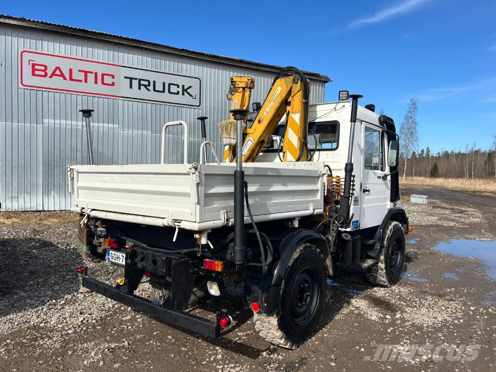 Mercedes-Benz UNIMOG U90, 3-SIDE TIPPER + CRANE Φορτηγά Ανατροπή