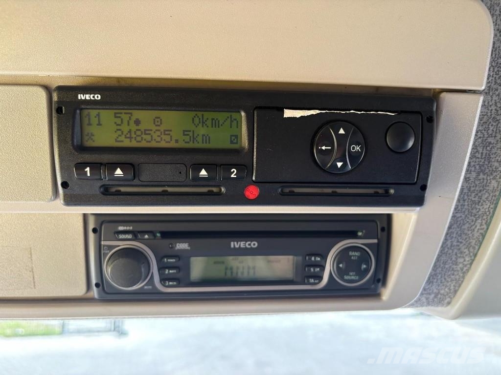 Iveco EUROCARGO 90E18 + EURO 5 + LOW KM + 3 SEATS شاحنات بغطاء جانبي