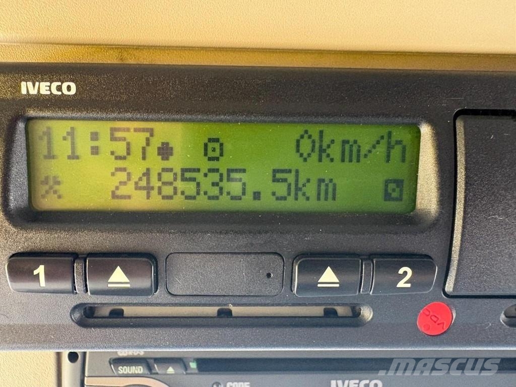 Iveco EUROCARGO 90E18 + EURO 5 + LOW KM + 3 SEATS شاحنات بغطاء جانبي