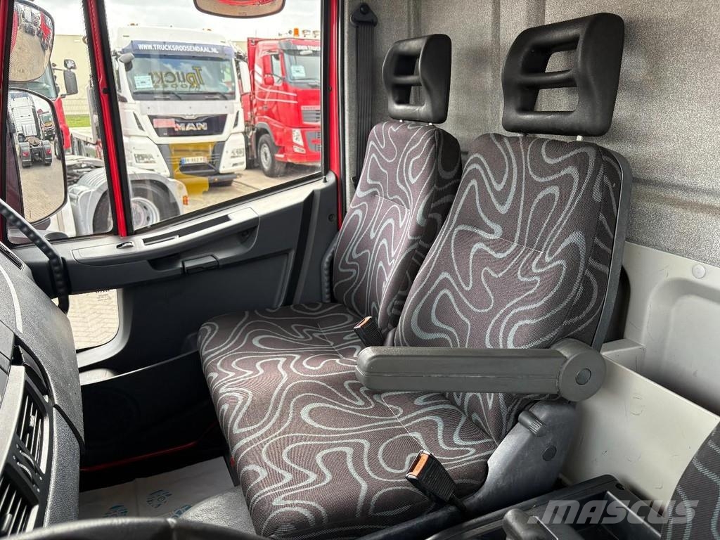 Iveco EUROCARGO 90E18 + EURO 5 + LOW KM + 3 SEATS شاحنات بغطاء جانبي