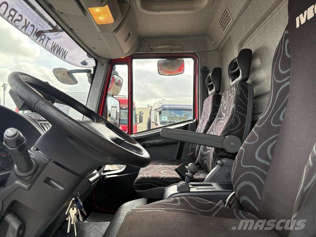 Iveco EUROCARGO 90E18 + EURO 5 + LOW KM + 3 SEATS شاحنات بغطاء جانبي