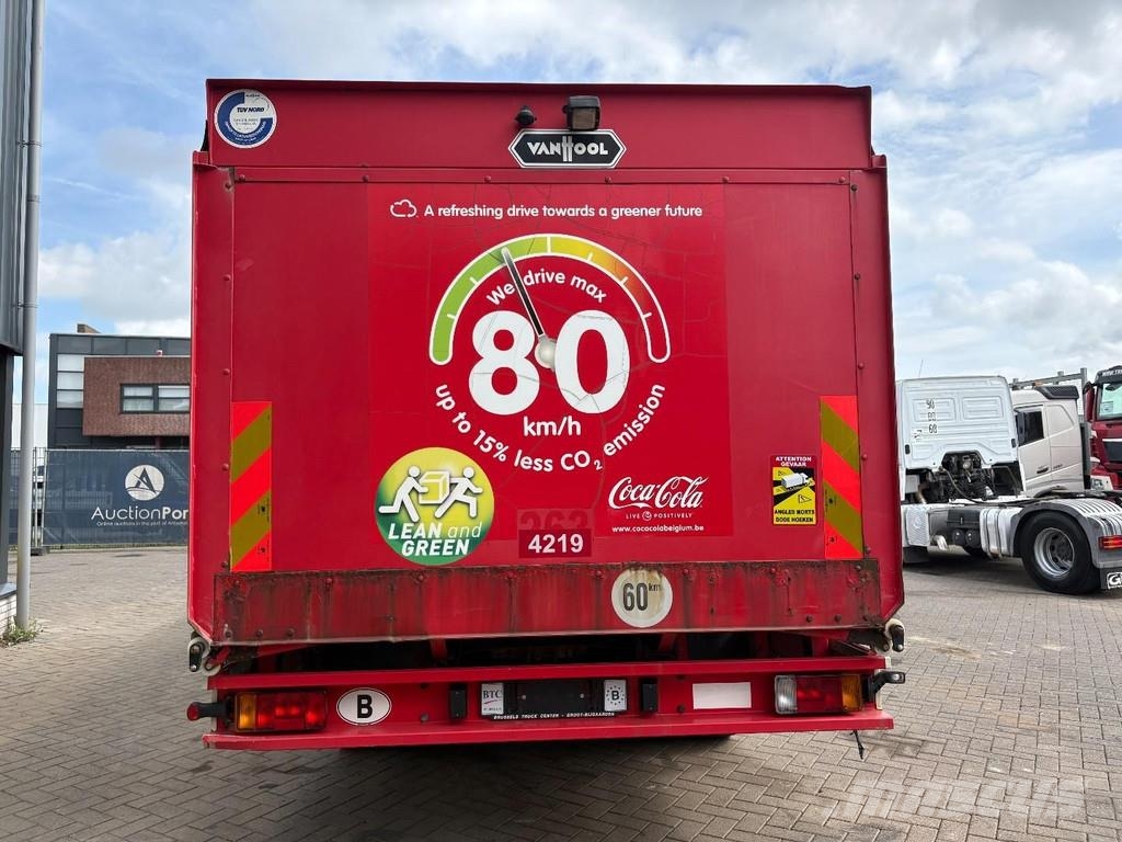 Iveco EUROCARGO 90E18 + EURO 5 + LOW KM + 3 SEATS شاحنات بغطاء جانبي